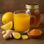 Cách pha mật ong với nghệ, gừng, chanh để tăng đề kháng