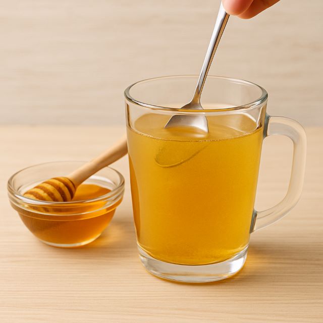 Cách pha mật ong với nước ấm Cách pha mật ong với nước ấm
