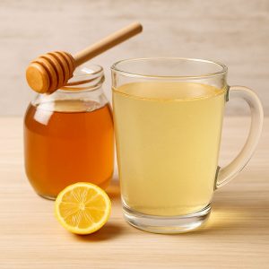 Mật ong với nước ấm