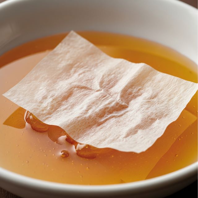 Thử mật ong với giấy thấm dầu Thử mật ong với giấy thấm dầu