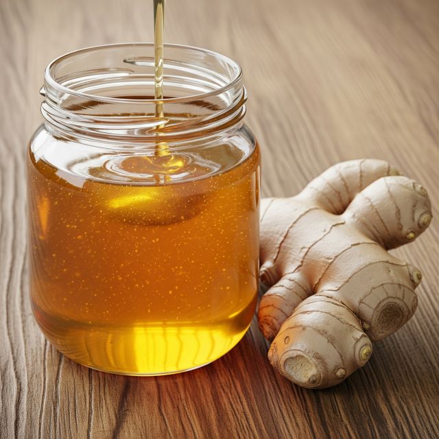 Mật ong kết hợp với gừng