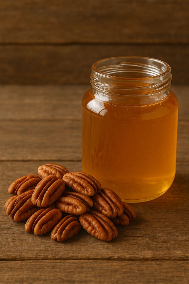 Mật ong và hạt hồ đào