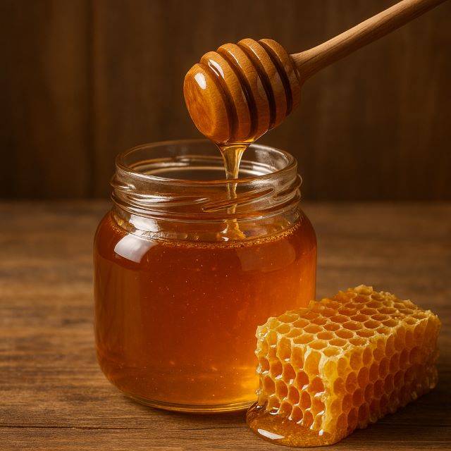 Nên bảo quản mật ong trong lọ thủy tinh đậy kín và để ở những nơi thoáng mát Nên bảo quản mật ong trong lọ thủy tinh đậy kín và để ở những nơi thoáng mát