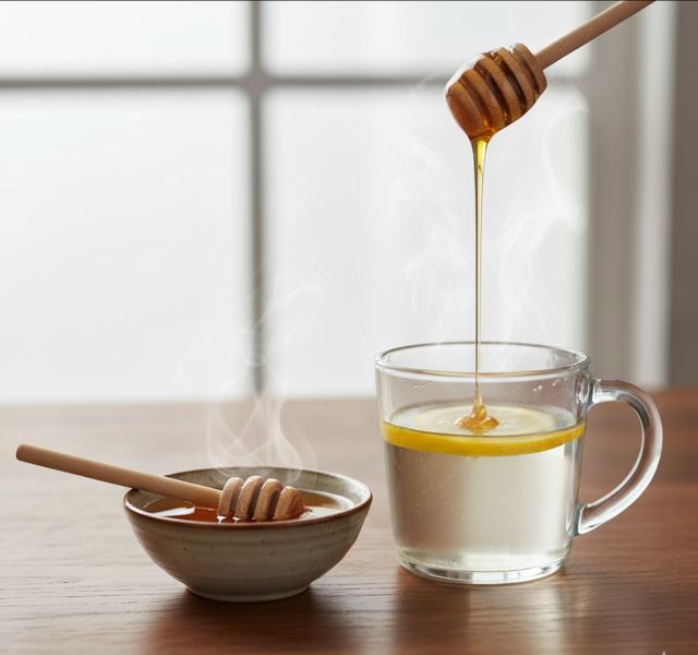 Mật ong pha với nước ấm Mật ong pha với nước ấm